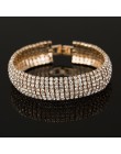 Mecresh kryształowe ślubne bransoletki dla kobiet Rhinestone afryki druhna bransoletki 2019 na ślub bal biżuteria prezent na boż