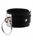 KMVEXO 2020 nowych moda Sexy Harajuku Handmade Gothic punkowa skórzana bransoletki kobiety mężczyźni Metal o-round Bangle Party 