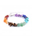 Lucky Rainbow 7 bransoletka Chakra dla kobiet Femme naturalny kamień Rainbow Healing Mala modlić bransoletka joga dla damska biż