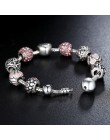2019 gorąca sprzedaż srebrne dla zakochanych na zawsze Amor Amour Charm bransoletka dla kobiet DIY biżuteria oryginalne koraliki