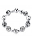 2019 gorąca sprzedaż srebrne dla zakochanych na zawsze Amor Amour Charm bransoletka dla kobiet DIY biżuteria oryginalne koraliki