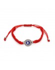 Lucky Eye turecki Evil Eye bransoletki dla kobiet mężczyzn ręcznie plecione liny łańcuch czerwona bransoletka kobieta EY1404