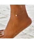Modyle 3 sztuk/zestaw obrączki dla kobiet akcesoria do stóp letnia plaża boso sandały bransoletka kostki na nodze kobiece kostki