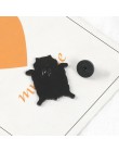 Meow Cat przedszkole emalia szpilki Box Kitten przytulanie koty odznaka niestandardowe broszka torba ubrania przypinka Cartoon b