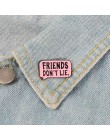Stranger things emaliowane szpilki serial telewizyjny jedenaście broszka przyjaciele nie kłamią odznaka koszula dżinsowa przypin