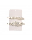 5 sztuk/zestaw moda peruka perłowa klip przystawki przycisk szpilki do włosów dla kobiet słodka perła szpilka spinki do włosów b