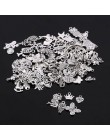 100 sztuk/partia losowe mieszane Tibtan srebrne koraliki Charms zawieszki dla DIY tworzenia biżuterii akcesoria Christmas Gift w