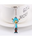 Rick i Morty brelok kobiet i breloczek dla mężczyzn Cute Anime Cartoon dzieci brelok na prezent Porte klucz wiolinowy