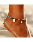 Czeski kolorowe tureckie oczy obrączki dla kobiet koraliki w kolorze złotym Summer Ocean Beach bransoletka na kostkę Foot Leg Je