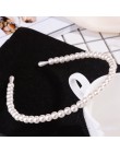 2019 New Arrival Trend Fashion luksusowe duże perły pałąk dla kobiet pasma włosów dziewczyny Hairbands perła na przyjęcie dziewc