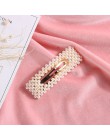 Korea Style perły zestaw pinów do włosów dla kobiet Lady Girls spinka do włosów Barrette nakrycia głowy spinki do włosów akcesor