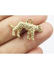 Eruifa 10 sztuk 15*25mm dość Leopard biżuteria ze stopu cynku DIY Charms naszyjnik, kolczyki 2 kolory