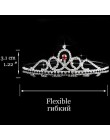 Ślubna druhna dla nowożeńców Tiara opaska z koroną serce dziewczyny kochają kryształ Rhinestone biżuteria akcesoria do włosów oz