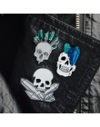 Wesołego halloween! Prezent na imprezę Punk Gothic ciemny szkielet czaszka kolekcja trumna Zombie mumia żebra emaliowane broszki