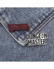 Dungeons & Dragons emalia Pin D20 DnD 20 jednostronne gra w kości broszki i szpilki odznaki RPG gra w kości miłośników gier klap