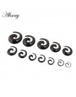 Akrylowy spiralny stożek Flesh Tunnel Ear nosze Expander Stretching Plug Snail