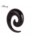 Akrylowy spiralny stożek Flesh Tunnel Ear nosze Expander Stretching Plug Snail