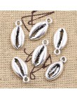 12 sztuk Charms czeski Cowrie szyszka 17x8mm antyczne srebro kolorowy platerowany tworzenie wisiorów DIY Handmade tybetański zna