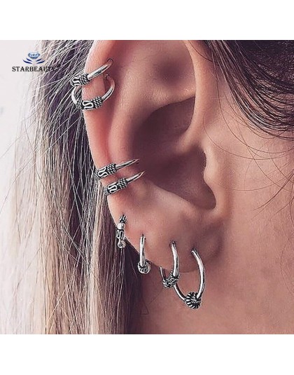 8 sztuk/partia zakrzywione baryłkę Helix Piercing kolczyk tragus Stud fałszywy kolczyk w nosie przegrody Lip pierścień pierścien