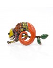CINDY XIANG kolorowe emalia jaszczurka broszki dla kobiet Rhinestone Vintage biżuteria dla zwierząt kreatywny płaszcz garnitur a