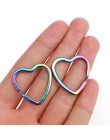 Mix 10pc Rainbow dzielony pierścień serce gwiazda jabłko breloki metalowy breloczek do kluczy dzielone pierścienie Unisex brelok