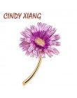 Cindy xiang emalia Daisy Pins moda lato broszka kobiety i mężczyźni Unisex broszki akcesoria słonecznika 3 kolory wybierz nowy 2