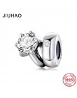 Nowy 925 Sterling Silver Shining pierścień kształt okrągłe koraliki do biżuterii Fit oryginalny Pandora Charms bransoletki makin