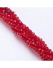 Mix pozycja czerwone czeskie szkło koraliki Facted do tworzenia biżuterii naszyjnik materiały DIY kryształki luzem koraliki hurt
