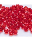 Mix pozycja czerwone czeskie szkło koraliki Facted do tworzenia biżuterii naszyjnik materiały DIY kryształki luzem koraliki hurt