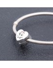 Oryginalne 925 srebro Charms Bloom, miłość serce klipy, fit oryginalny bransoletka pandora kobiety DIY biżuteria