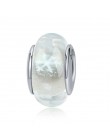 WOSTU 100% 925 Sterling Silver natura kryształowy blask szkło koraliki charm w stylu fit oryginalny DIY bransoletka wisiorek biż