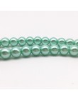 Hurtownie 4/6/8/10mm okrągła kula luźna szklana perła Spacer paciorki DIY tworzenia biżuterii