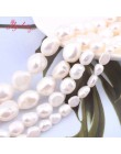 5-7/8-9/9-10/10-11mm biały ziemniak słodkowodne perły luźne kamień naturalny koraliki dla kobiet DIY tworzenia biżuterii naszyjn