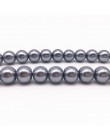 Hurtownie 4/6/8/10mm okrągła kula luźna szklana perła Spacer paciorki DIY tworzenia biżuterii