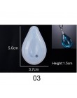 1PC 3D wisiorek naszyjnik DIY forma do tworzenia biżuterii zawieszki Crystal Scale biżuteria formy żywiczne na narzędzie do wyro