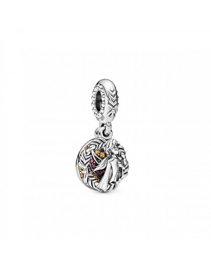 Autentyczne 925 srebro koraliki musujące mrożone Olaf srebrny wisiorek Fit Pandora bransoletki kobiety Diy tworzenia biżuterii 2