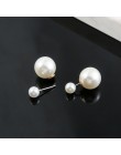 10 sztuk białe kości słoniowej perłowe koraliki z abs urok stadniny kolczyki tylne zaślepki kolczyk nakrętki podłączanie do twor
