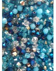 BEAUCHAMP różne kolory kryształowe czeskie koraliki kształt biżuteria z kamienia Tassel naszyjnik kolczyki szklane amulety akces