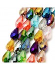 BEAUCHAMP różne kolory kryształowe czeskie koraliki kształt biżuteria z kamienia Tassel naszyjnik kolczyki szklane amulety akces