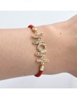 12 kolorów nowy czarny czerwony ciąg tkane liny regulowany Link Chain dla złącza Charms bransoletki tworzenia biżuterii biżuteri