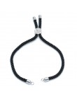 12 kolorów nowy czarny czerwony ciąg tkane liny regulowany Link Chain dla złącza Charms bransoletki tworzenia biżuterii biżuteri