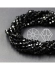 ZHUBI szkło kryształowe Bicone luźne koraliki 2/3/4/6MM czeskie koraliki elementy do wyrobu biżuterii koraliki do robótek siliko