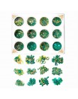 12 butelek biżuteria z żywicy wypełnienia płaskie okrągłe pcv luźne cekiny dla rzemiosła cekinowa dekoracja do szycia epoksydowa