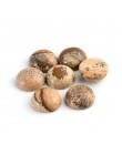 XINYAO 10 sztuk z kamienia naturalnego koraliki typu kaboszon 4 6 8 10 12 mm okrągły lazuryt Agat tygrysie oczy koraliki dla DIY
