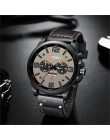 TEND męskie zegarki Top luksusowa marka wodoodporny zegarek sportowy na rękę 8314 kwarcowy wojskowy prawdziwej skóry Relogio Mas