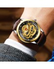 Moda mężczyzna zegarka złote męskie zegarki Top marka luksusowe wodoodporny pełny stalowy smok zegar kwarcowy mężczyzna 2020 Rel