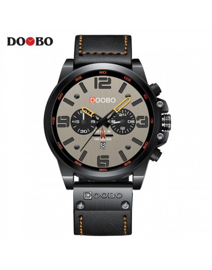 TEND męskie zegarki Top luksusowa marka wodoodporny zegarek sportowy na rękę 8314 kwarcowy wojskowy prawdziwej skóry Relogio Mas