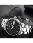 CADISEN zegarek męski automatyczne zegarki mechaniczne japonia NH36A rola data tydzień Top luksusowa marka zegarek na rękę zegar