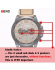 TEND mężczyźni zegarki nowy top luksusowej marki wodoodporny Sport Wrist Watch Quartz wojskowy prawdziwej skóry Relogio Masculin