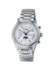 GUANQIN automatyczne Sapphire mechaniczne zegarki męskie Top marka luksusowe wodoodporny kalendarz data zegarek z paskiem skórza
